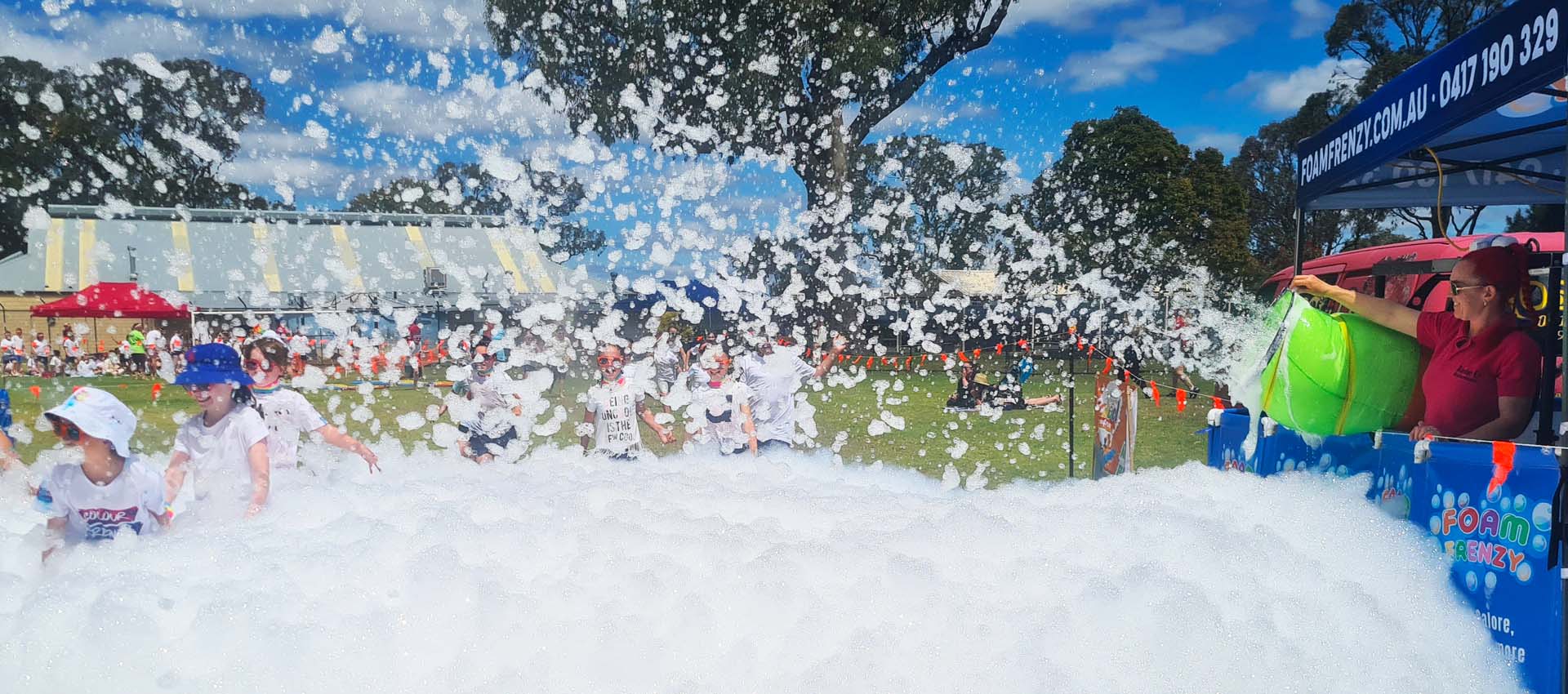 School Foam Fun Run